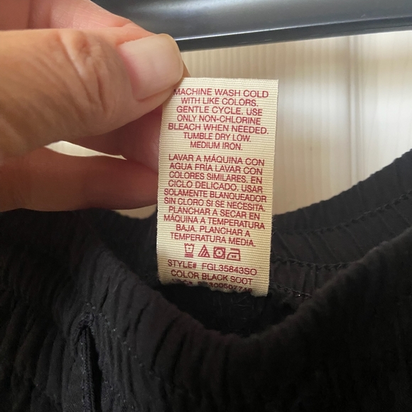 Faded Glory Comfy Black stretch Pants - Picture 8 of 9